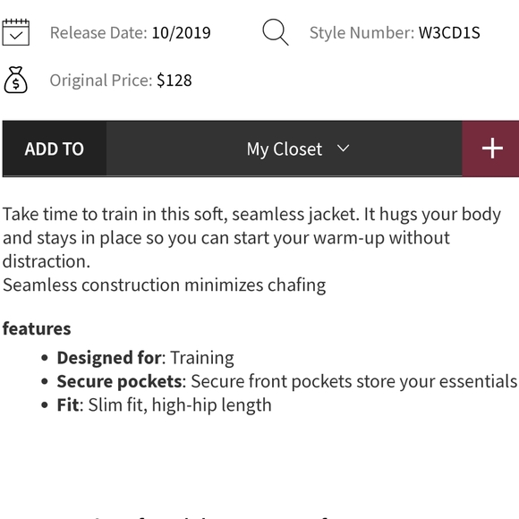 Lululemon Ebb to Train Jacket in wash White/Luna - Picture 6 of 10
